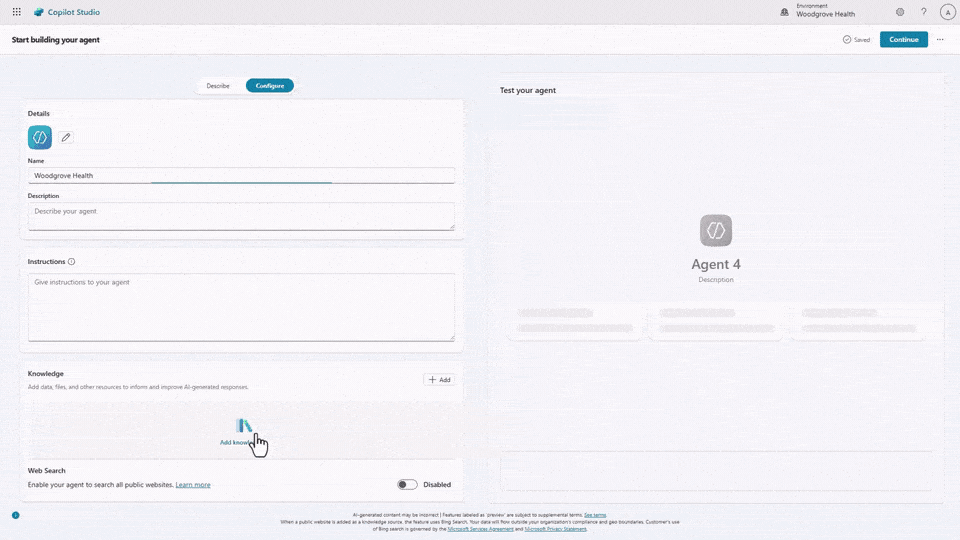A gif showing a Dataverse table that has columns autolabeled with their individual confidentiality levels